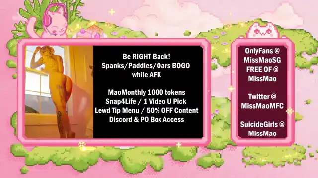 Missmao – [Myfreecams] Blowjob Hole Hot Show – 2025-01-06 21:50:51